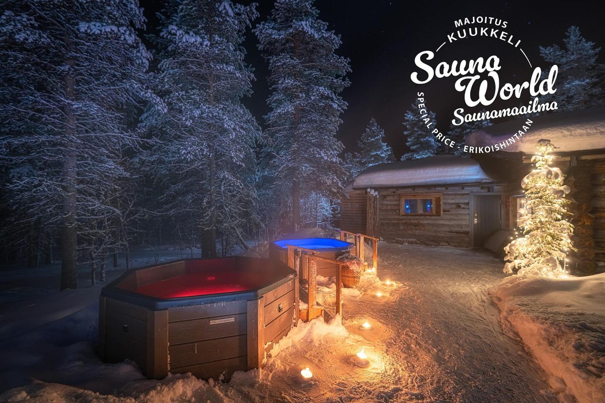 Kuukkeli Log Houses Teerenpesae - Premium Suite A48 Сааріселькя Екстер'єр фото