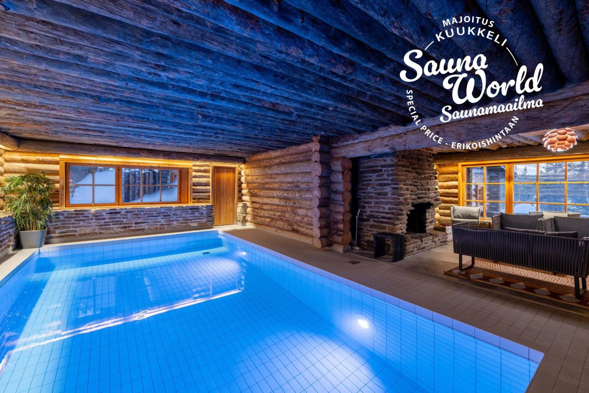 Kuukkeli Log Houses Teerenpesae - Premium Suite A48 Сааріселькя Екстер'єр фото