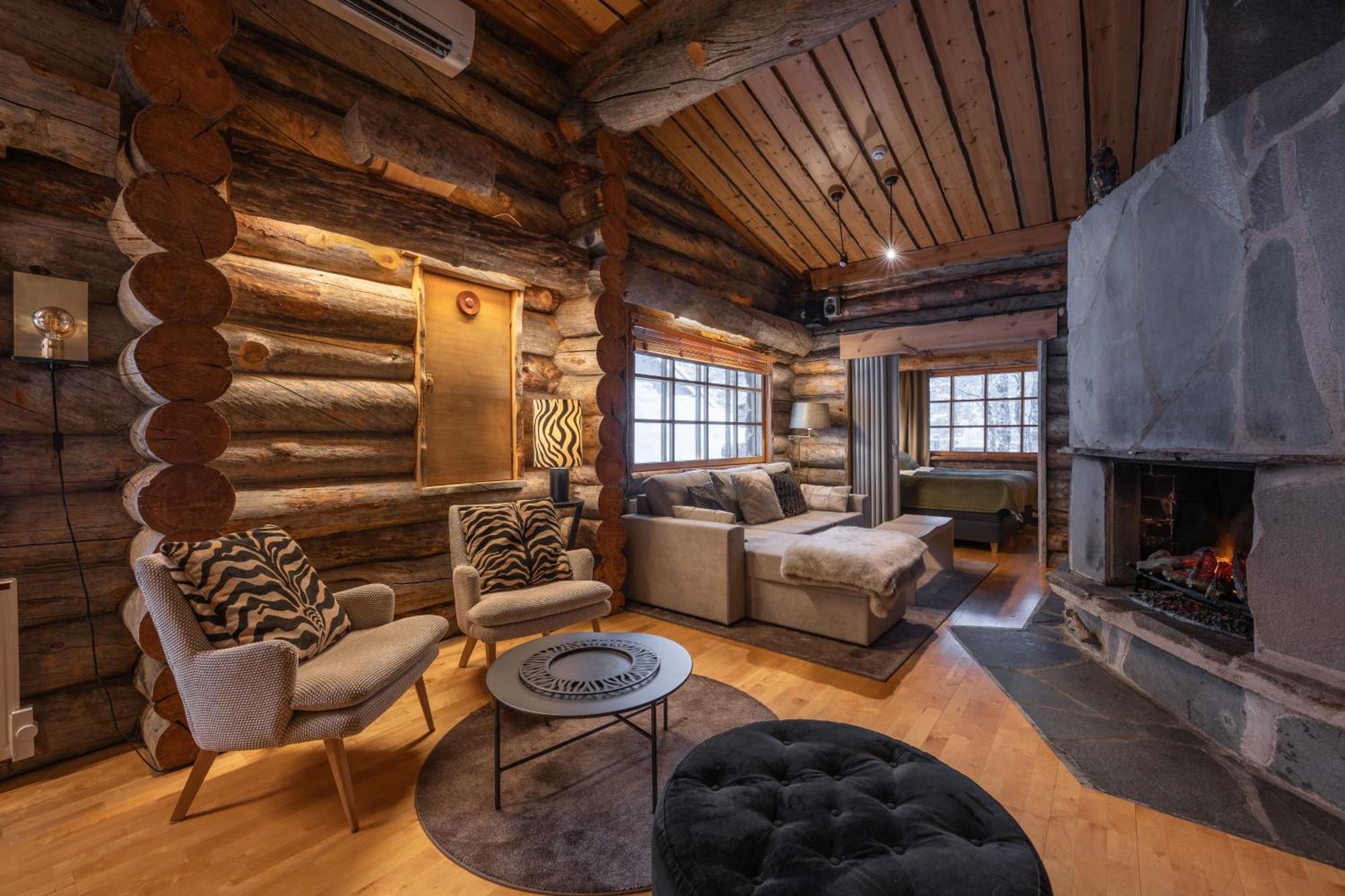Kuukkeli Log Houses Teerenpesae - Premium Suite A48 Сааріселькя Екстер'єр фото