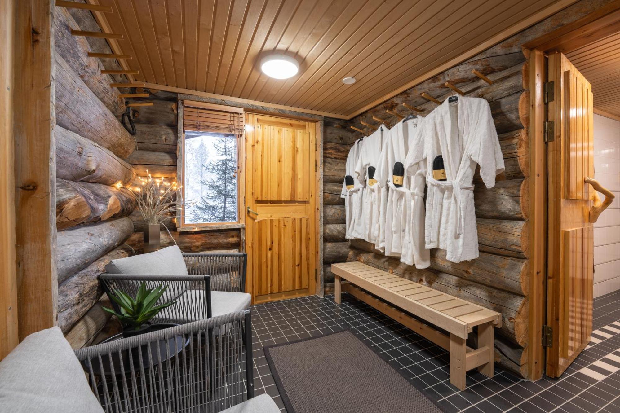 Kuukkeli Log Houses Teerenpesae - Premium Suite A48 Сааріселькя Екстер'єр фото